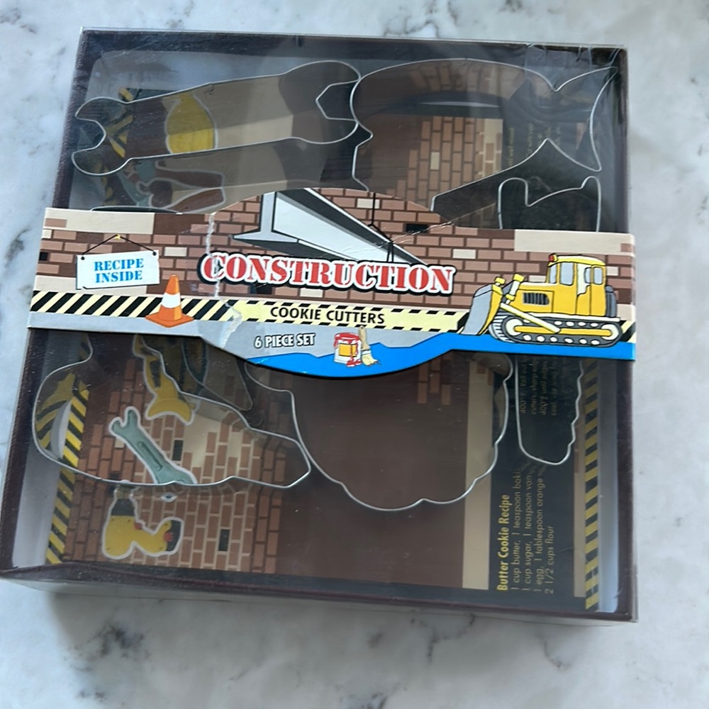 NWT construction themed cookie cutters
